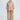 Mika khaki-sand cotton co-ord set for women, full-length front view with light-blue piped shirt and barrel-leg trousers